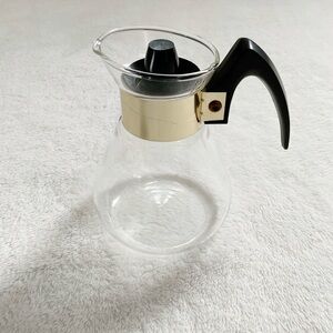 Vintage Corning Silex Heat-Proof Glass Coffee Carafe w/ Lid | MCM 1950s–60s